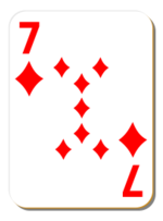 Business - White deck: 7 of diamonds 