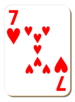 Business - White deck: 7 of hearts 