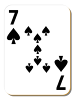 White deck: 7 of spades