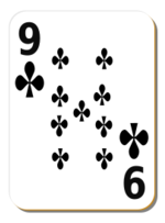 White deck: 9 of clubs Preview