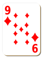 Business - White deck: 9 of diamonds 