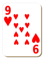 Business - White deck: 9 of hearts 