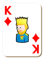 Business - White deck: King of diamonds 