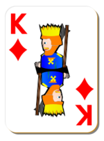 White Deck: King of Diamonds