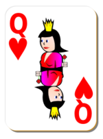 White Deck: Queen of Hearts