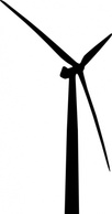 Technology - Wind Turbine clip art 