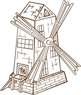 Windmill clip art 