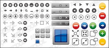 Miscellaneous - Window icon button vector material 