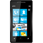 Windows 7 Phone Vector Image 