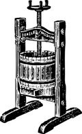 Wine Press clip art