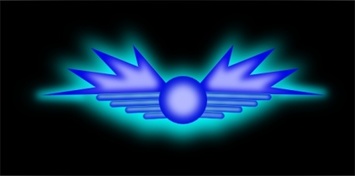 Wing Glowing Symbol clip art