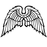 Wings Vector Clip Art 5 