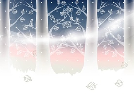 Winter Landscape Vector