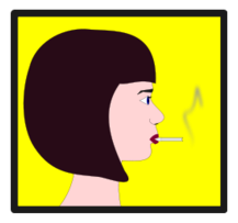 Woman with Cigarette Preview