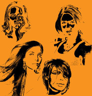 Human - Women face free vector 