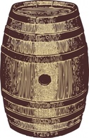 Wooden Barrel clip art