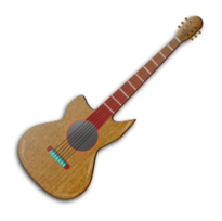 Music - Wooden Guitar 