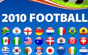 Icons - World Cup 2010 Football Vector Flags 