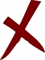 X Wrong No Cross clip art Preview