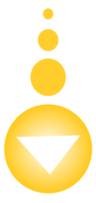 Shapes - Yellow arrow set 