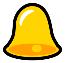 Yellow Bell Icon that looks cool with lots of title words to increase the titles ... Preview