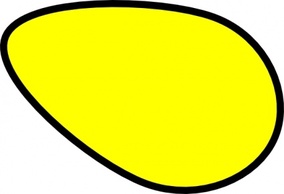 Miscellaneous - Yellow Easter Egg clip art 