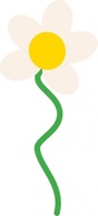 Yellow Flower clip art