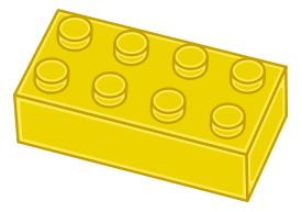 Yellow LEGO Brick Preview