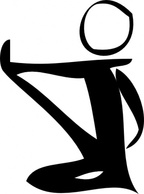 Yoga Stretches Position clip art Preview