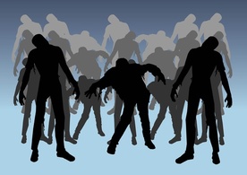 Zombies Silhouettes Preview